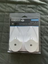 Image of Daewoo Pack Pk Of 2 Automatic Sensor Night Lights New FREE P&P