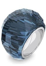 Image of BNIB SWAROVSKI Nirvana cocktail ring Blue Stainless Steel 52 Bag £155.00