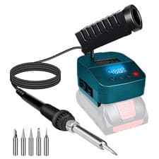 Image of 180-480°C For Bosch 18V GBA BAT Battery DIY Welding Tool Soldering Iron Station