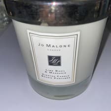 Image of Jo Malone Lime Basil and Mandarin Candle HEIGHT 2.5 INCH 200g AUTHENTIC NEW