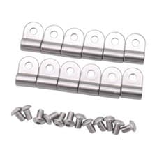Image of 12x 3/16" Brake Fuels Line Clamp with 12 Screw Compatible Multifunctional Brake