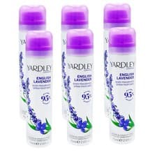 Image of 6x Yardley London Referishing Body Spray English Lavender 75ml