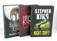 Image of CARRIE, SALEM'S LOT, NIGHT SHIFT by STEPHEN KING Set of 3 Deluxe Hardcover NEW