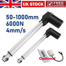 Image of 6000N Linear Actuator 12V DC Electric Linear Motor for Door opener 50-1000mm UK
