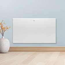Image of 1200W White Electric Radiator Heaters for Home, Bathroom Safe Electric Heater Se
