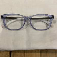 Image of FENDI eyeglasses CLEAR BLUE SQUARE glasses frame MOD: FF0037 RXG