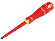 Image of Bahco - BAHCOFIT Insulated Screwdriver Phillips Tip PH1 x 80mm