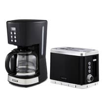 Image of GEEPAS 1.5L Filter Coffee Machine Drip Coffee Maker & 2 Slice Toaster Combo Set
