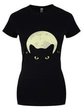 Image of Bright Eyes Ladies Black T-Shirt