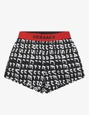 Image of Versace Gym Black Speed Logo Swim Shorts - RRP 255