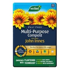 Image of Multi-Purpose Compost for Indoor & Outdoor Plants, Peat Free, John Innes, 25L
