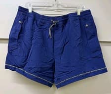 Image of VERSACE Iconic Navy Swim Shorts - 8 / IT 56 / 3XL / UK 46
