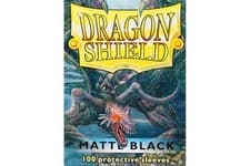 Image of Dragon Shield 11002 Matte Standard Size Sleeves 100pk-Black