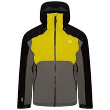 Image of Dare 2B Mens Touchpoint II Waterproof JacketS Agave Green/Neon Yellow  RG7325
