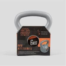 Image of Kettlebell Weight Exercise Home Fitness Workout Gym Strength Training  Grey 6Kg