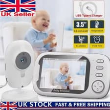 Image of Wireless Video Baby Monitor battery Camera 3.5” Night Vision Security Camera