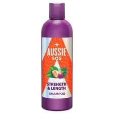 Image of Aussie Sos Strength & Length Shampoo For Long Weak Brittle Hair 300ml
