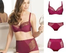 Image of Charnos Ophelia Underwired Side Support Full Cup Bra, Brief or Deep Brief