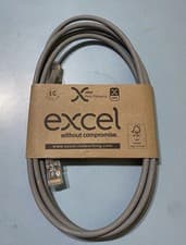 Image of Excel Cat6 Patch Lead U/UTP LS0H Blade Booted 2m Leads X 5 