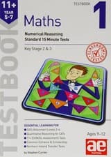 Image of 11+ Maths Year 5-7 Testbook 1: Numerical Reasoning Standard 15 Minute Tests