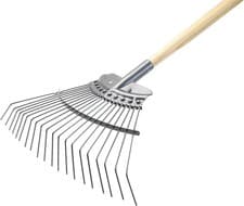 Image of Spear & Jackson 3872KEW Kew Gardens Collection Carbon Heavy Duty Lawn /Leaf Rake