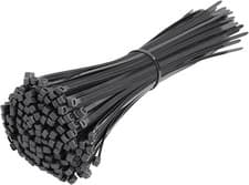 Image of Cable Ties Black 100/140/200/250/300mm Nylon Zip Tie Wraps Various Sizes