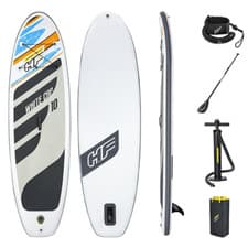 Image of Bestway 10ft Hydro-Force White Cap Inflatable Paddle Board SUP Set