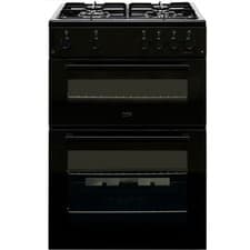 Image of Beko FTG6201K Gas Cooker with Gas Hob 60cm Free Standing Black A+ New