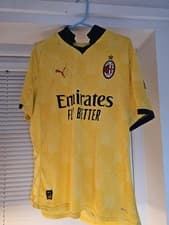 Image of Original AC Milan 2025 Third Football Shirt LARGE PUMA BNWT