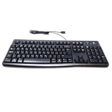 Image of Logitech K120 Keyboard Wired USB Hebrew QWERTY Black 920-002494