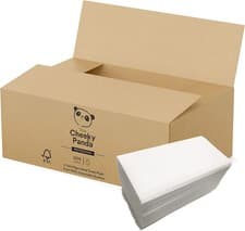 Image of The Cheeky Panda Bamboo V Fold Paper Towels | 3200 Sheets (20 Packs of 160) 2 P