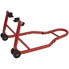 Image of Sealey Universal Rear Paddock Stand with Rubber Supports