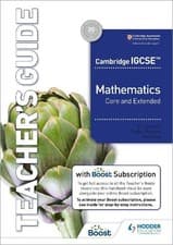 Image of Cambridge IGCSE Core and Extended Mathematics Teacher's Guide... - 9781398373624