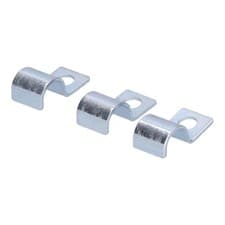 Image of (14mm)20 Pieces Zinc Plated Pipe Clamp With One Hole One Side Saddle Clamp