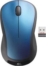 Image of Logitech M310 Wireless Mouse, PC Mouse, PC/Mac Blue