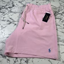 Image of POLO RALPH LAUREN Mens Pink Traveler Swim Shorts SIZE XL Trunks BNWT