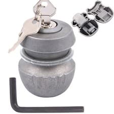 Image of UK Universal Hitch-lock Trailer Anti-Theft Hitch Coupling Tow Ball Security Lock
