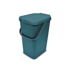 Image of Addis 18L Kitchen Recycling bin Stackable Food Waste with Clip lock lid & Handle