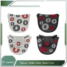 Image of Odyssey White Hot Pro Mallet Putter Head Cover - Black/White HOT UK