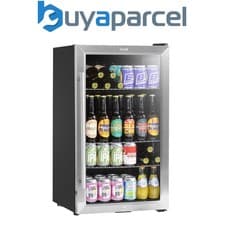 Image of Baridi DH31 Wine, Beer & Drinks Fridge 85L Capacity - Stainless Steel