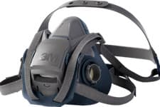 Image of 3M 6500QL Rugged Comfort Half Face Reusable Respirator, Size Small Medium Large