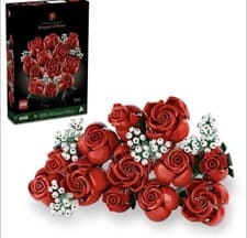 Image of LEGO Icons Bouquet of Roses 10328 Botanical Flowers Set 822 Pieces