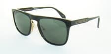 Image of ALEXANDER McQUEEN AM0078S 003 BLACK GOLD SUNGLASSES