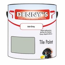 Image of Dennys Tile Bathroom Tile Paint - Ash Grey