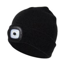 Image of Unisex LED Beanie Hat With USB Rechargeable Battery 5 Hours High Powered Light