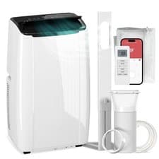 Image of HOMCOM 12000 BTU AC Unit, Portable Air Conditioner with WiFi Control, White
