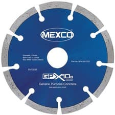 Image of MEXCO GPX10812522 GPX10-8 Concrete Diamond Blade 125 x 22mm