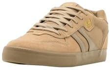 Image of Globe Encore 2 Ochre Gold Dip Mens Leather Skate Trainers