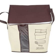 Image of Laundry Bag with Zip Clothes Containers for Storage Bedding Bags Zipper