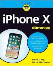 Image of Edward C. Baig Bob LeVitus iPhone X For Dummies (Paperback)
